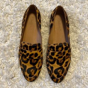 Madewell Leopard Penny Loafers, Womens 8.5